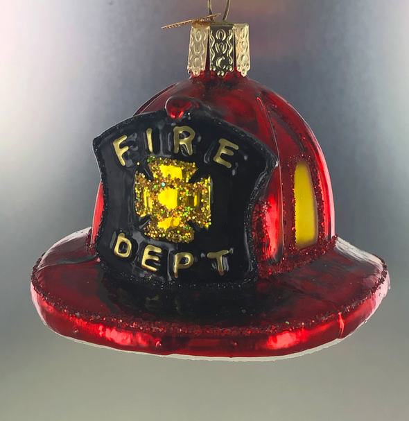 Old World Christmas - Fireman's Helmet Ornament