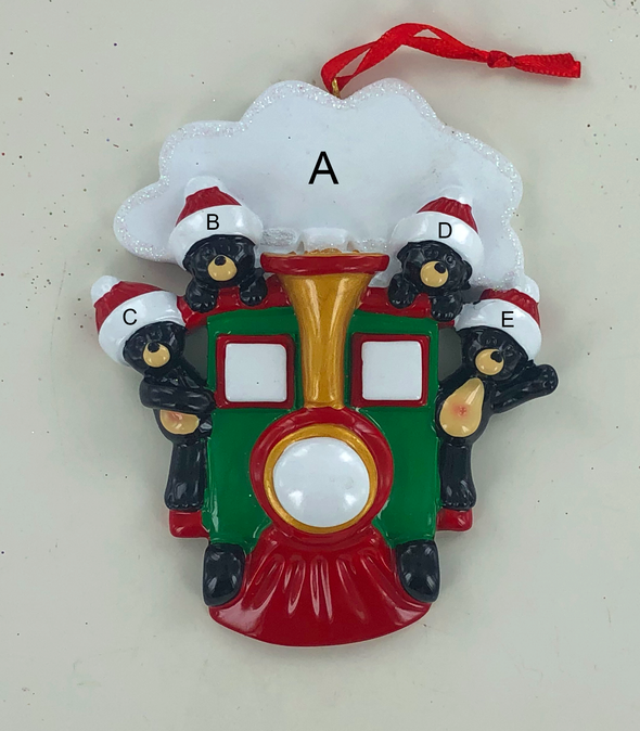 All Aboard Family Personalized Ornament