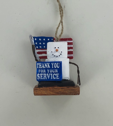 S'mores Military Ornament