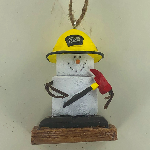 S'mores Firefighter Ornament