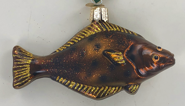 Old World Christmas - Pacific Halibut Ornament