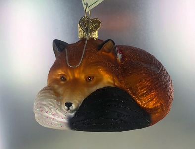 Old World Christmas - Cozy Fox Ornament