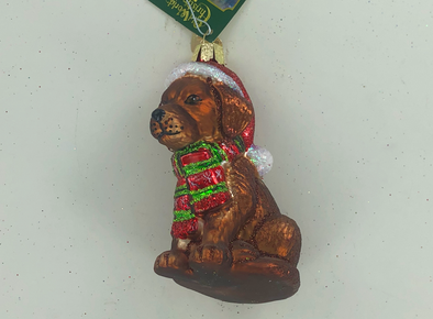 Old World Christmas - Chocolate Lab Ornament