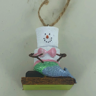 S'mores Mermaid Ornament
