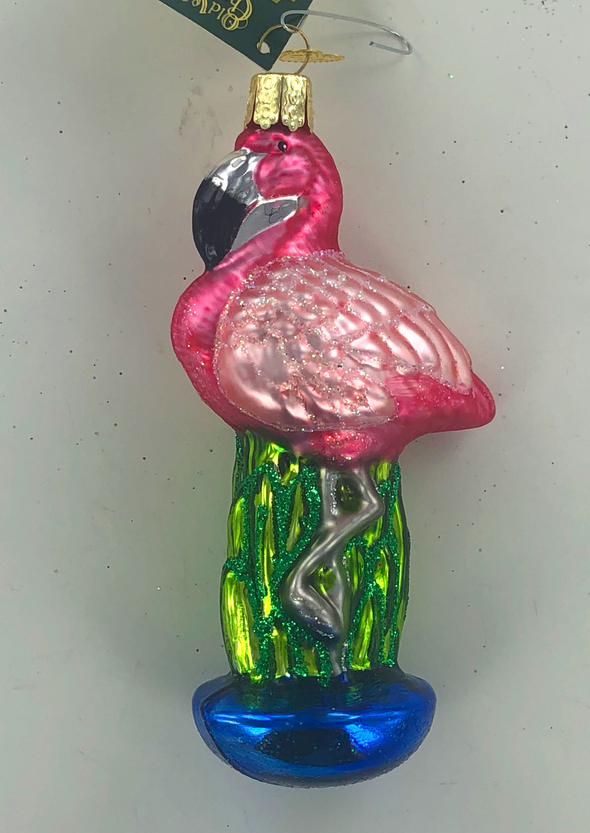Old World Christmas - Flamingo Ornament