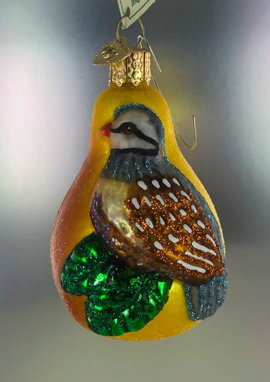 Partridge in A Pear Old World Ornament