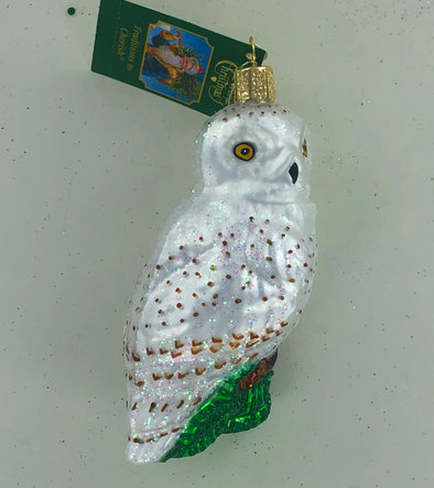 Old World Christmas - Great White Owl Ornament