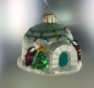 Igloo Old World Ornament