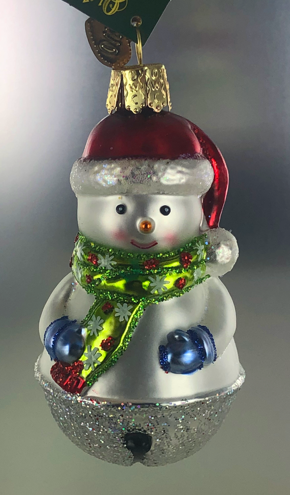 Old World Christmas - Jingle Bell Snowman Ornament