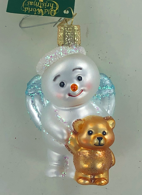 Old World Christmas - Baby Snow Angel Ornament