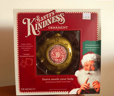 Santa's Kindness Ornament and Journal