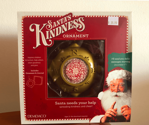 Santa's Kindness Ornament and Journal