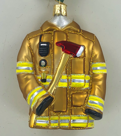 Old World Christmas - Firefighter's Coat Ornament