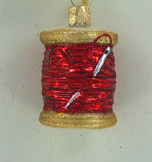 Old World Christmas - Spool of Thread Ornament