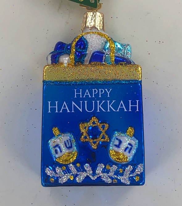 Old World Christmas - Happy Hanukkah Ornament