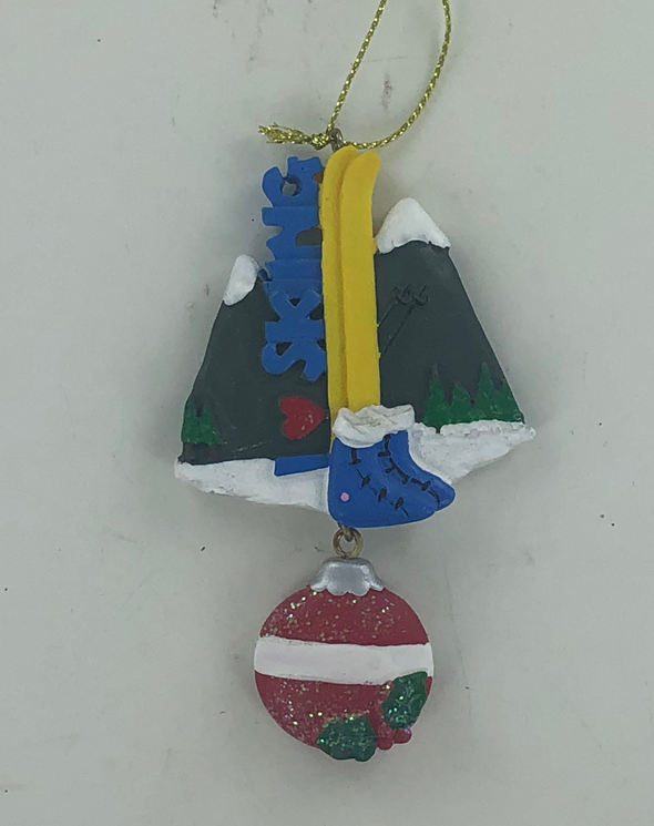 Skiing Personalized Ornament
