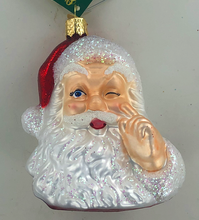 Old World Christmas- Night Before Christmas Santa Ornament