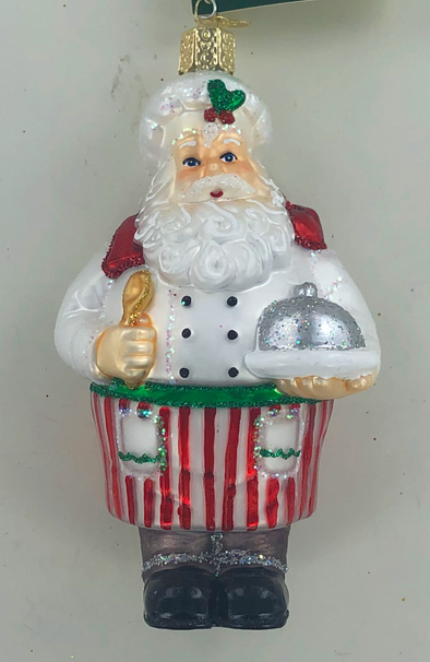 Old World Christmas - Chef Santa Ornament
