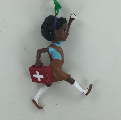 Girl Scout Brownie First Aid Ornament