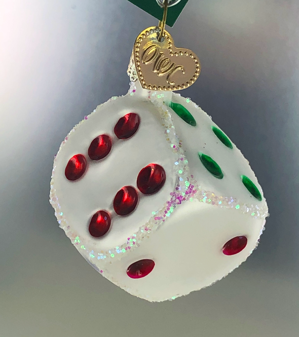 Old World Christmas - Dice Ornament