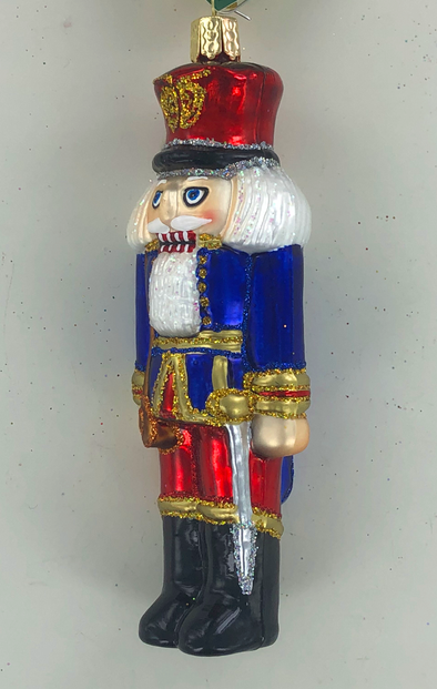 Old World Christmas - Blue Coat Nutcracker Ornament