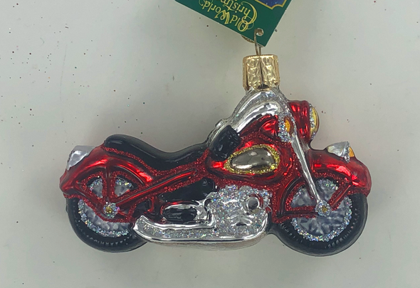 Old World Christmas - Motorcycle Ornament
