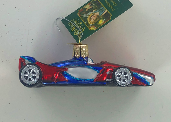 Old World Christmas - Racing Car Ornament