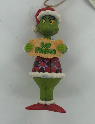 Jim Shore Grinch "Bah Humbug" Ornament