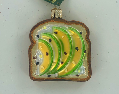 Avocado Toast Old World Ornament