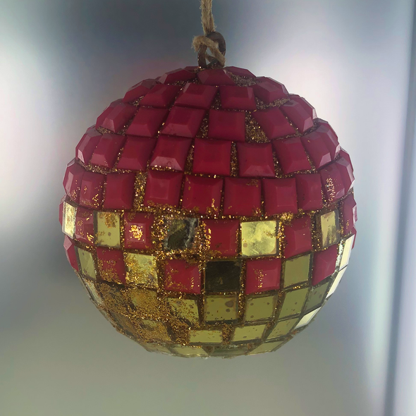 3" Disco Ball Ornament (Assorted)