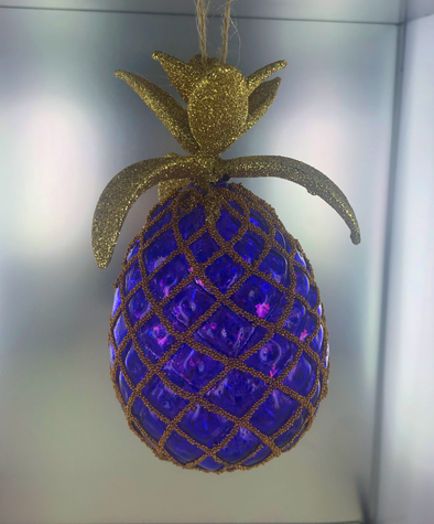 5" Rainbow Pineapple Ornament (Asstd.)