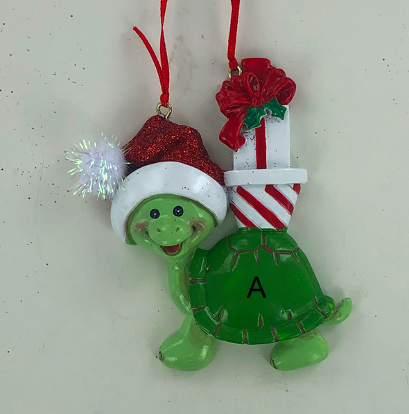 Turtle Family Personalized Ornament