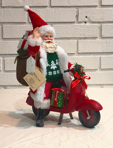 Santa on Scooter