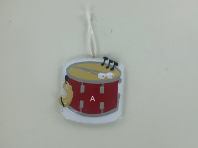 Snare Drum Personalized Ornament
