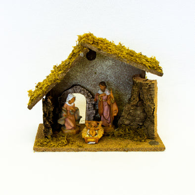 Fontanini 3 Figure Nativity Set with Stable