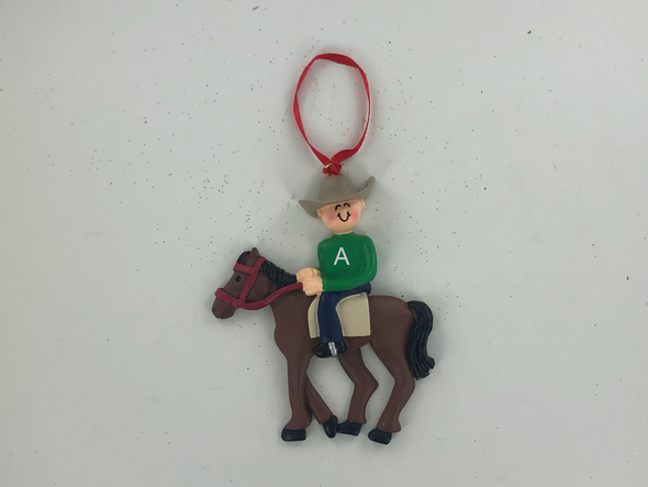 Horseback Rider Personalized Ornament