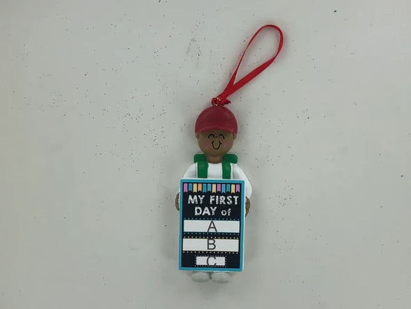 My 1st Day of School Personalized Ornament