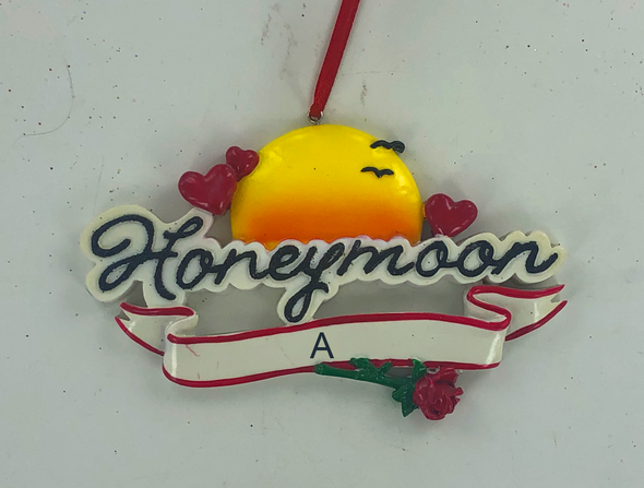 Honeymoon Personalized Ornament