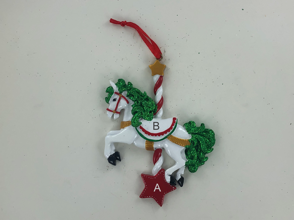 Carousel Horse Personalized Ornament