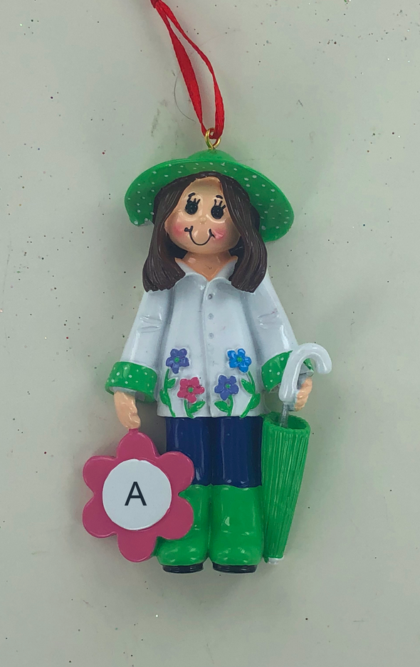 Loves Gardening Personalized Ornament