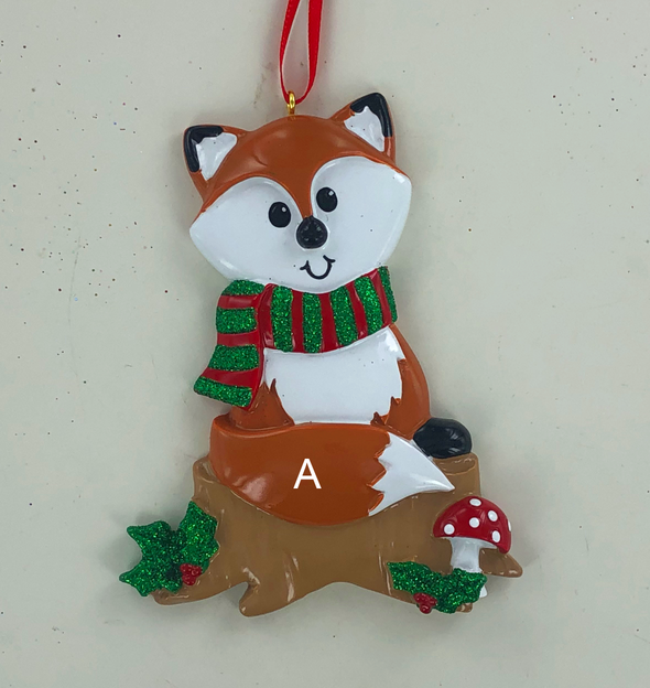 Fox Personalized Ornament