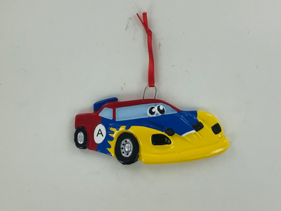 Race Car Personalized Ornament