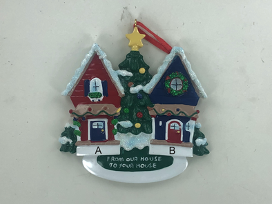 From Our House to Yours Personalized Ornament