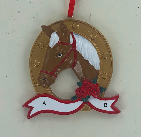 Horseshoe Personalized Ornament