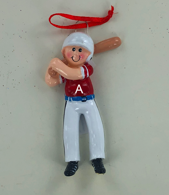 Baseball Boy Personalized Ornament