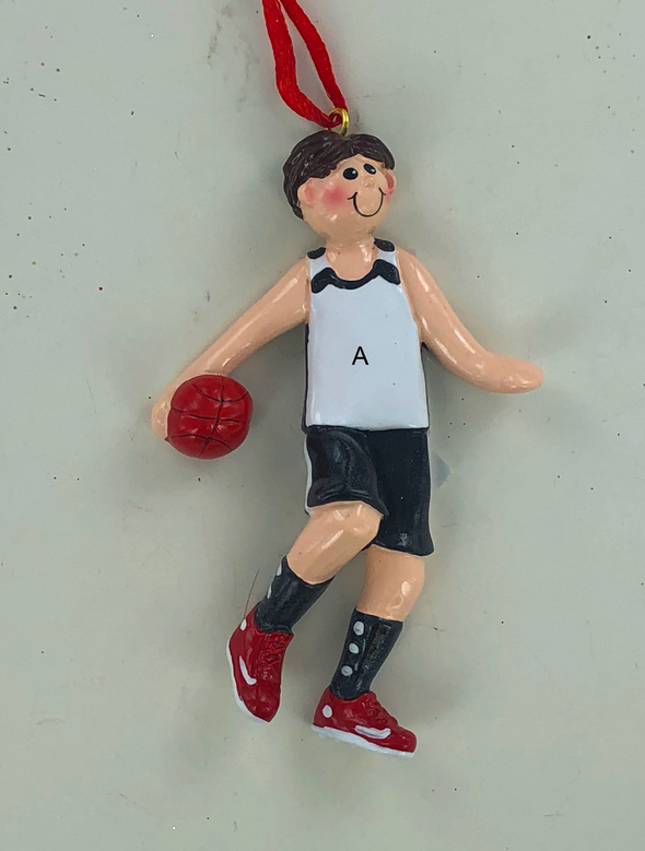 Basketball Boy Personalized Ornament