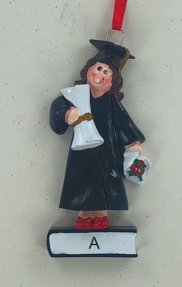 Girl Graduate Personalized Ornament
