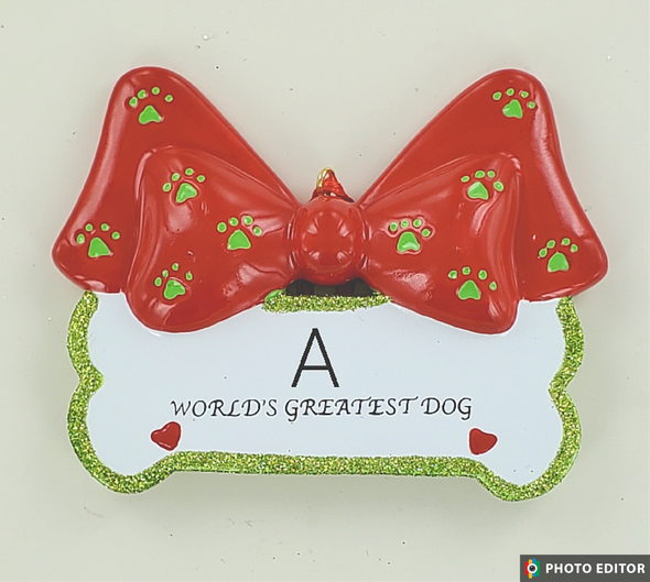 Greatest Dog Personalized Ornament