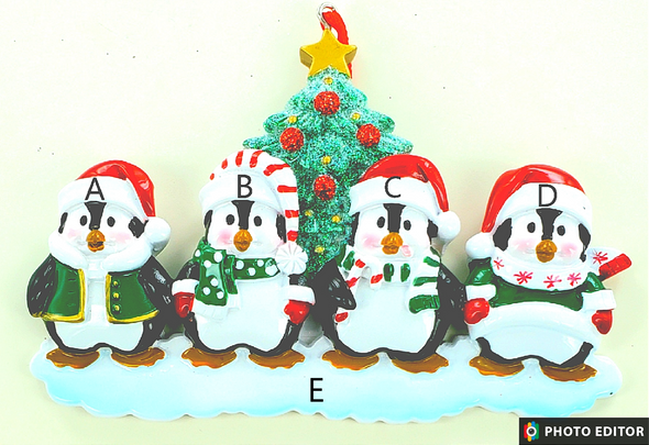Personalize Penguin Family Tree