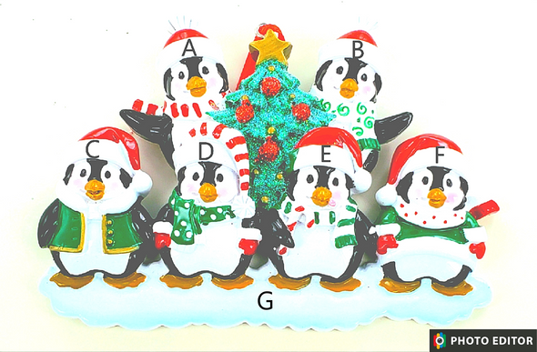 Personalize Penguin Family Tree